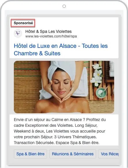 annonce google ads mobile - Elorion Experts Google Ads